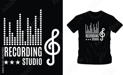 Band logos, album covers, party time musical festival vector illustration t-shirt design editable template