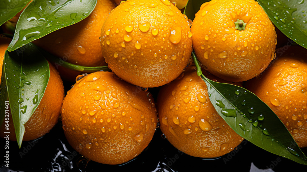 Macro close-up of satsuma texture with water spots, fruit photography Macro close-up of satsuma texture with water spots, fruit photography