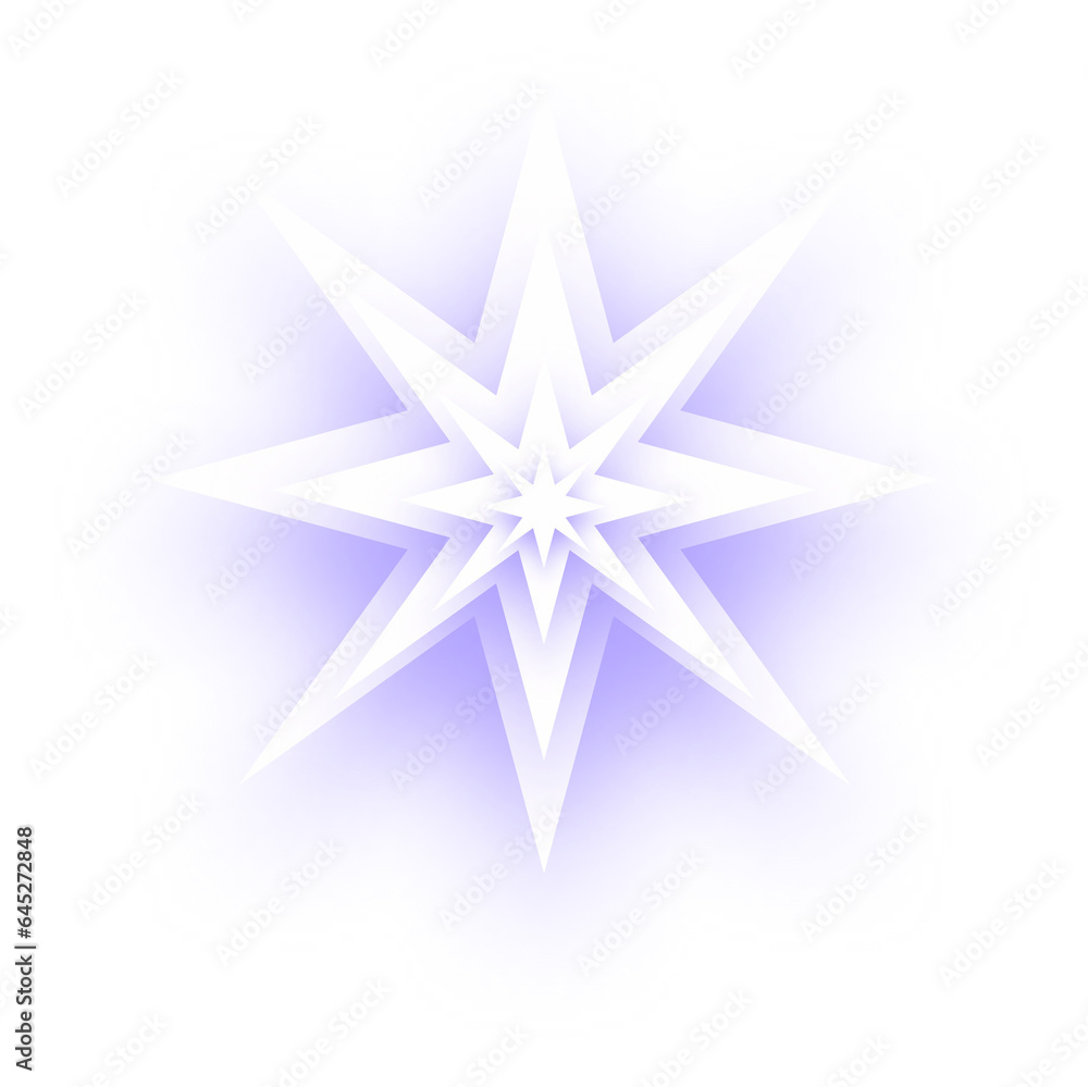 Blending Light, Paper Cut 3D, Flower, Star, and Shadow for Decorative Magic Blending Light, Paper Cut 3D, Flower, Star, and Shadow for Decorative Magic