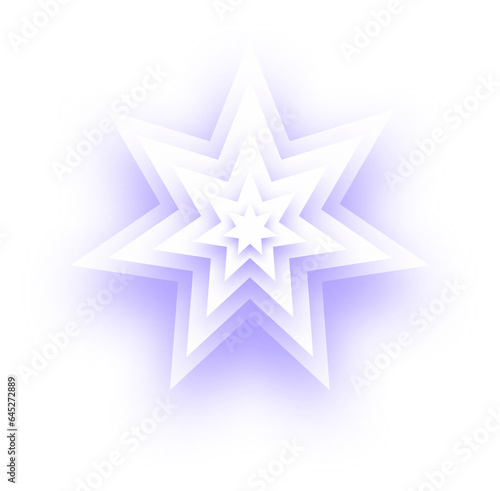 Blending Light  Paper Cut 3D  Flower  Star  and Shadow for Decorative Magic . Incorporating a fusion of artistic craftsmanship involving 3D paper cutting  a cherished tradition in festivals such as Lu