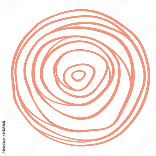Patterned circle shape