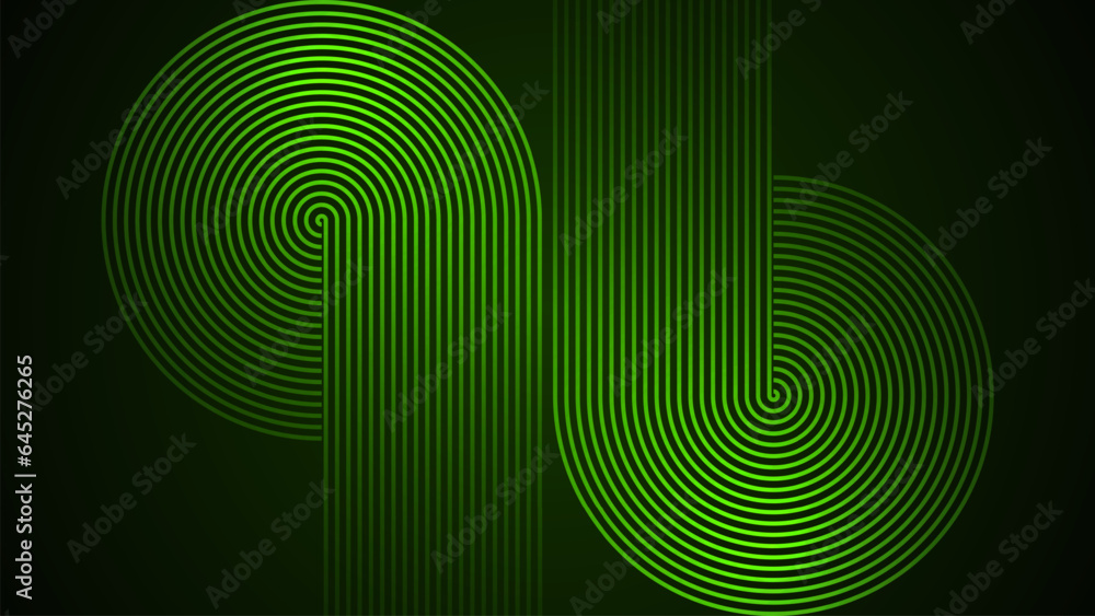 Dark green simple abstract background with lines in a geometric style as the main element. Dark green simple abstract background with lines in a geometric style as the main element.