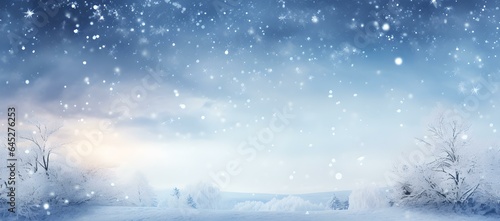 Winterzauber im Schneegestöber: Verschneite Landschaft © Max