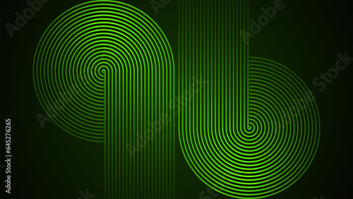 Dark green simple abstract background with lines in a geometric style as the main element.