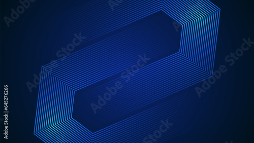 Dark blue simple abstract background with lines in a geometric style as the main element.