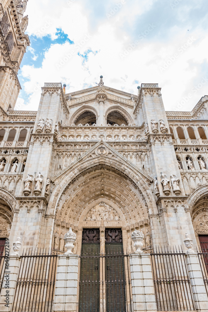 Toledo Cathedral in the Historic City of Toledo, Spain - A UNESCO World Heritage Site