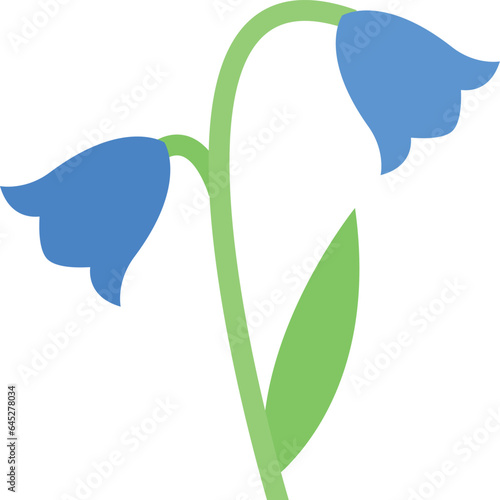 design vector image icons bellflower