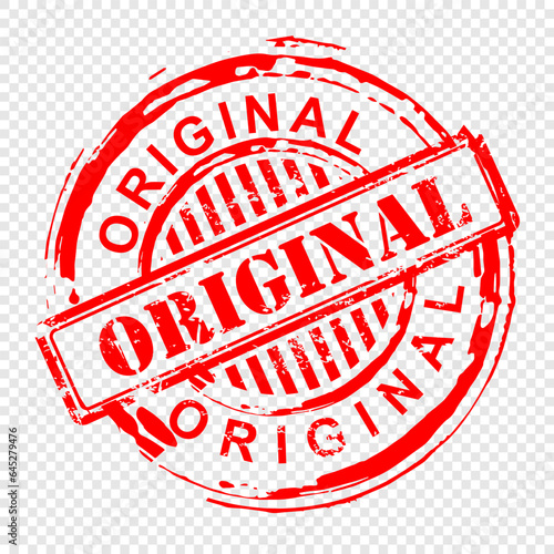 Original, Rubber  stamp vector