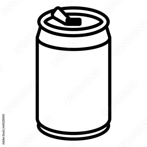 Drink can outline icon