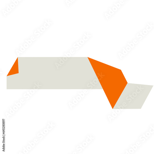 Free Download Folded paper banner flat illustration - GFXLoad