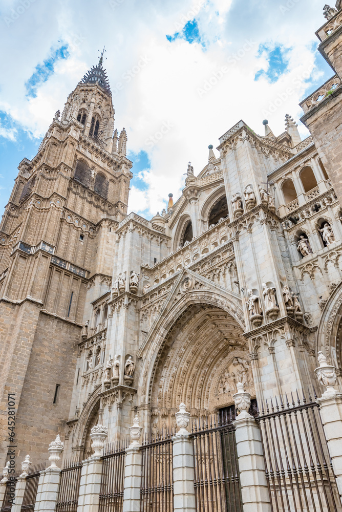Toledo Cathedral in the Historic City of Toledo, Spain - A UNESCO World Heritage Site