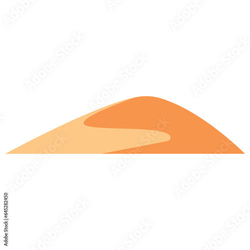 Desert flat illustration