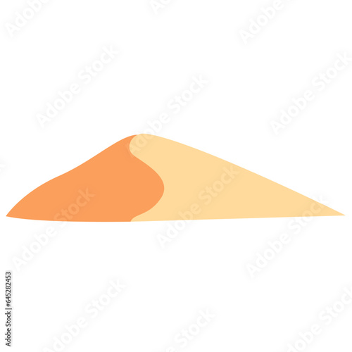 Desert flat illustration