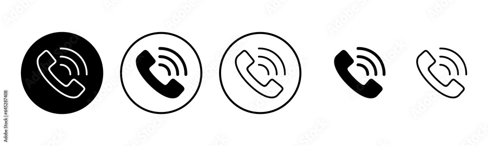 Call icon set illustration. telephone sign and symbol. phone icon. contact us Call icon set illustration. telephone sign and symbol. phone icon. contact us
