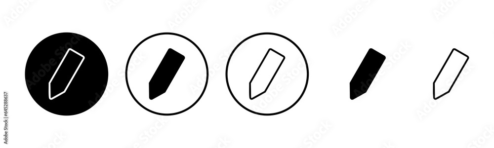 Pencil icon set illustration. pen sign and symbol. edit icon vector Pencil icon set illustration. pen sign and symbol. edit icon vector