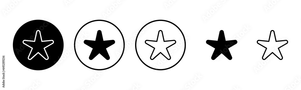 Star Icon set illustration. rating sign and symbol. favourite star icon Star Icon set illustration. rating sign and symbol. favourite star icon