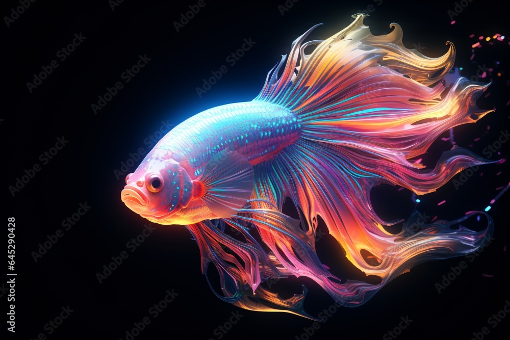 Radiant Neon Fish Radiant Neon Fish