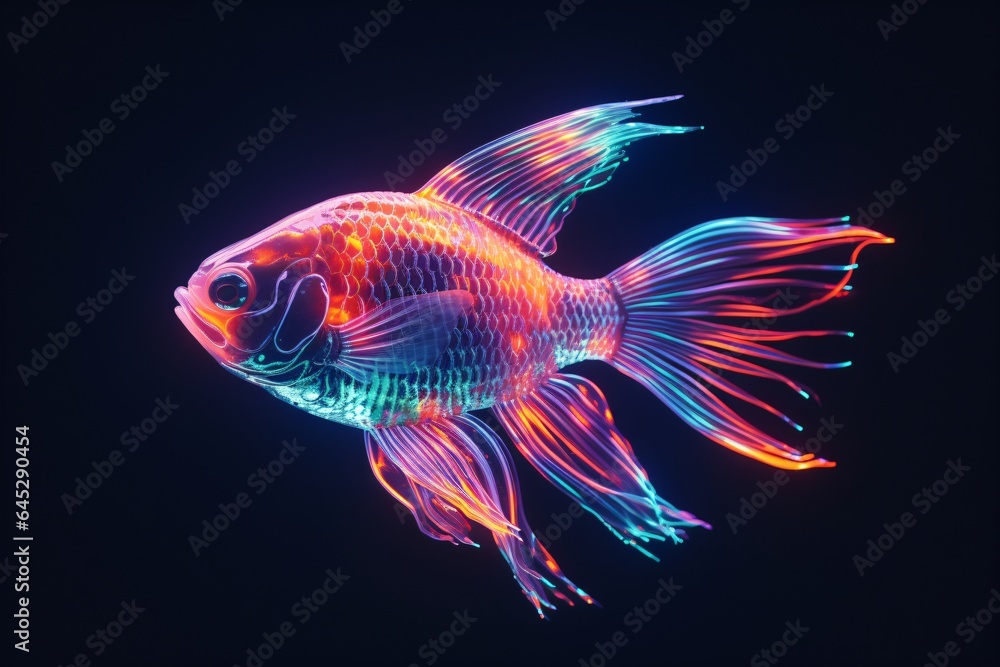 Radiant Neon Fish Radiant Neon Fish