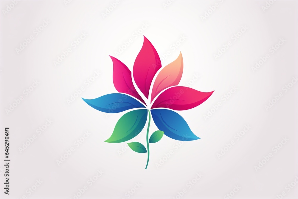 Simple and Minimalistic flower vector