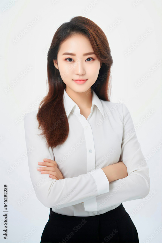 asian businesswoman with bright white background asian businesswoman with bright white background