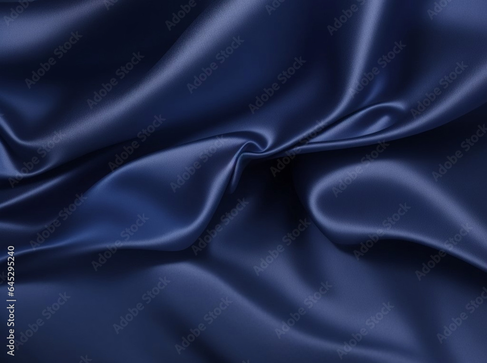 Obraz premium dark blue satin background