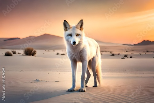 fox in the desert