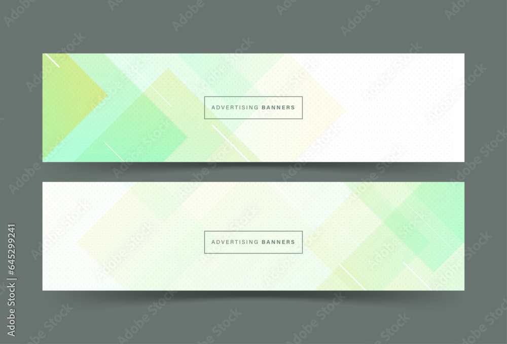banner background, 2 set , green and yellow transparent, pattern element, abstract , geometric memphis, eps 10 banner background, 2 set , green and yellow transparent, pattern element, abstract , geometric memphis, eps 10