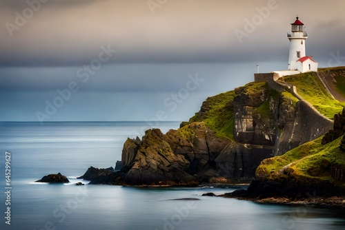 lighthouse on the coast of state © azka