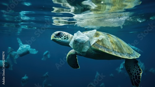 the problem of plastic pollution in the seas and oceans