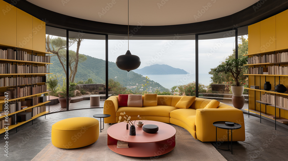 Fototapeta premium Modern interior. Generative AI