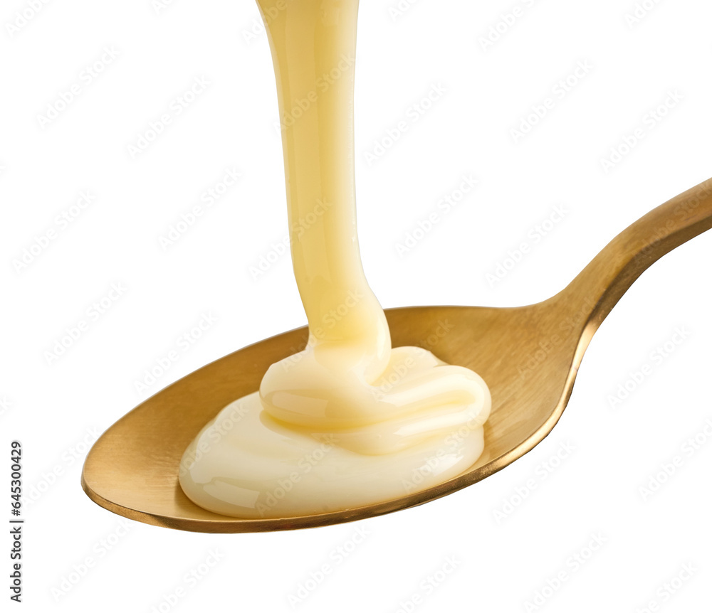condensed milk in golden spoon condensed milk in golden spoon
