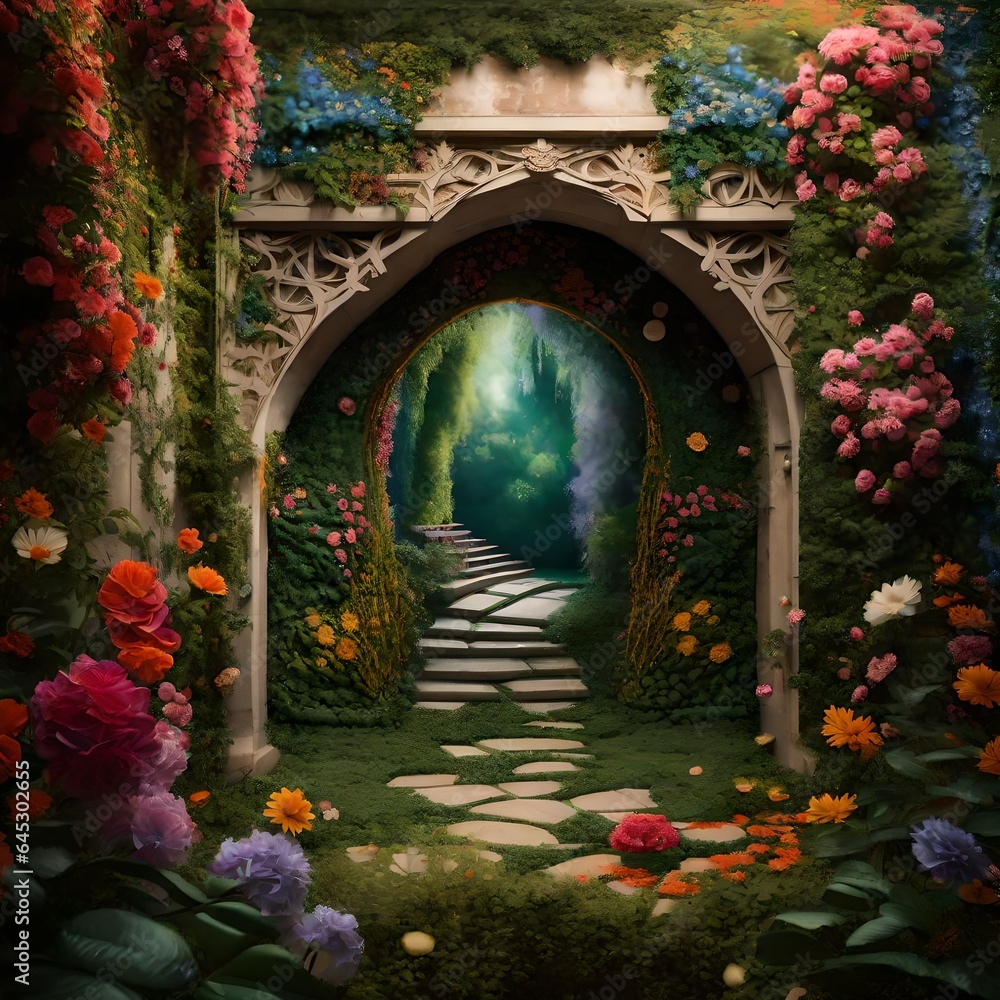 Fototapeta premium gate to the castle