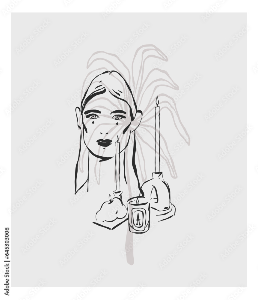 Hand drawn vector abstract graphic line art simple,contemporary collection print with boho aesthetics organic graphic shapes.Fashion feminine concept design for wall decor,print,wallpaper,background. Hand drawn vector abstract graphic line art simple,contemporary collection print with boho aesthetics organic graphic shapes.Fashion feminine concept design for wall decor,print,wallpaper,background.