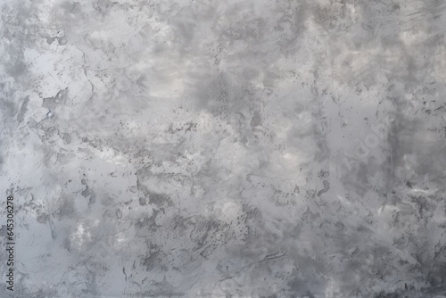 A minimalist abstract painting with a gray and white color scheme