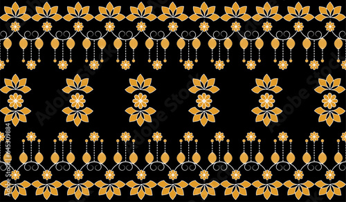 Traditional sadu designs for carpets, for wallpapers and can also be used for clothing  coloring with black and yellow