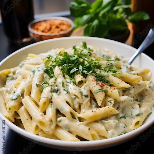 penne alfredo