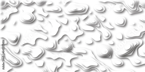Topographic map. Geographic mountain relief. Abstract lines background paper texture Imitation of a geographical map shades .Topographic contour lines vector map seamless pattern vector illustration.