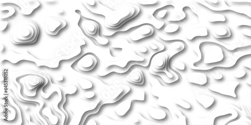 Topographic map. Geographic mountain relief. Abstract lines background paper texture Imitation of a geographical map shades .Topographic contour lines vector map seamless pattern vector illustration.