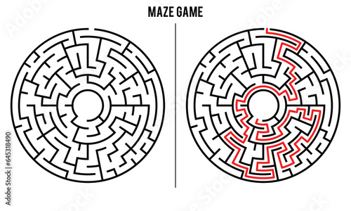 Advanced Circular Maze Puzzle Game And Solution 