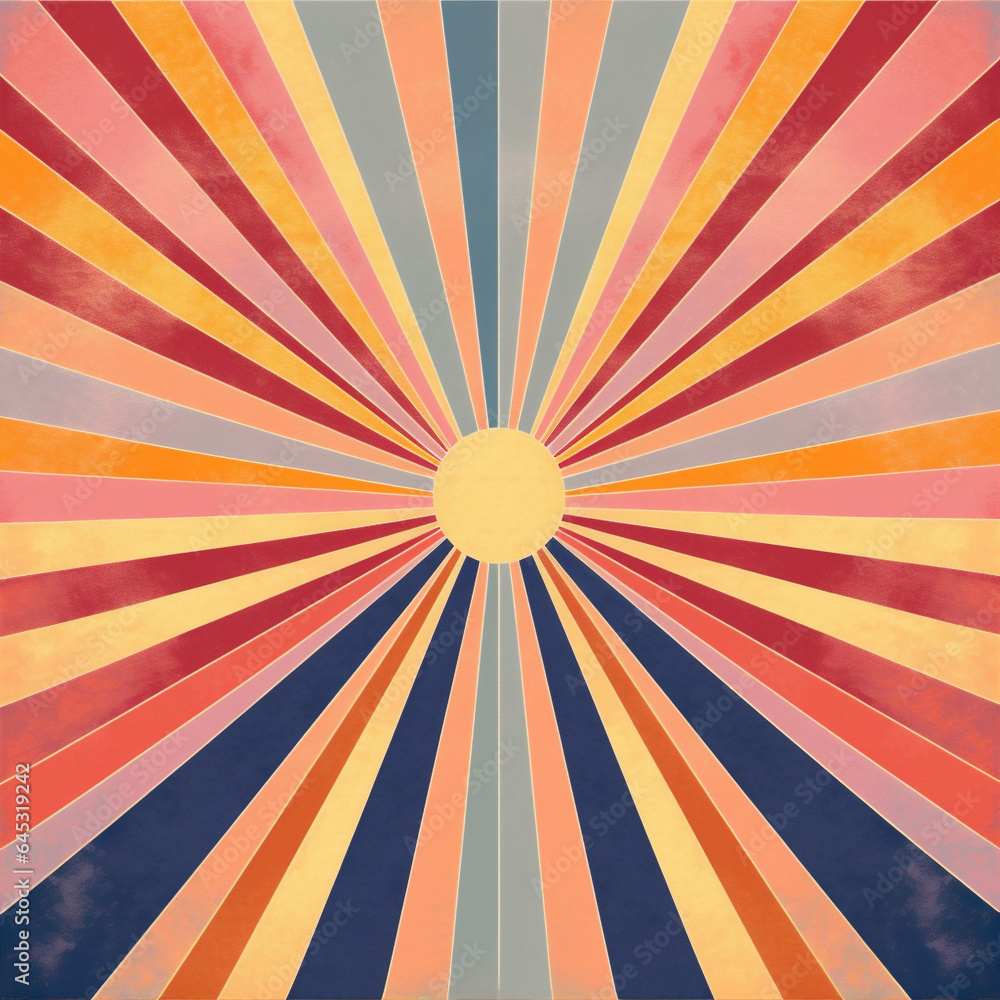 Obraz premium sunbeam design graphic art ray sunlight sun sunny light minimalist. Generative AI.