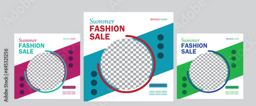 Digital online business marketing social media post, banner, abstract background design template collection editable vector illustration.