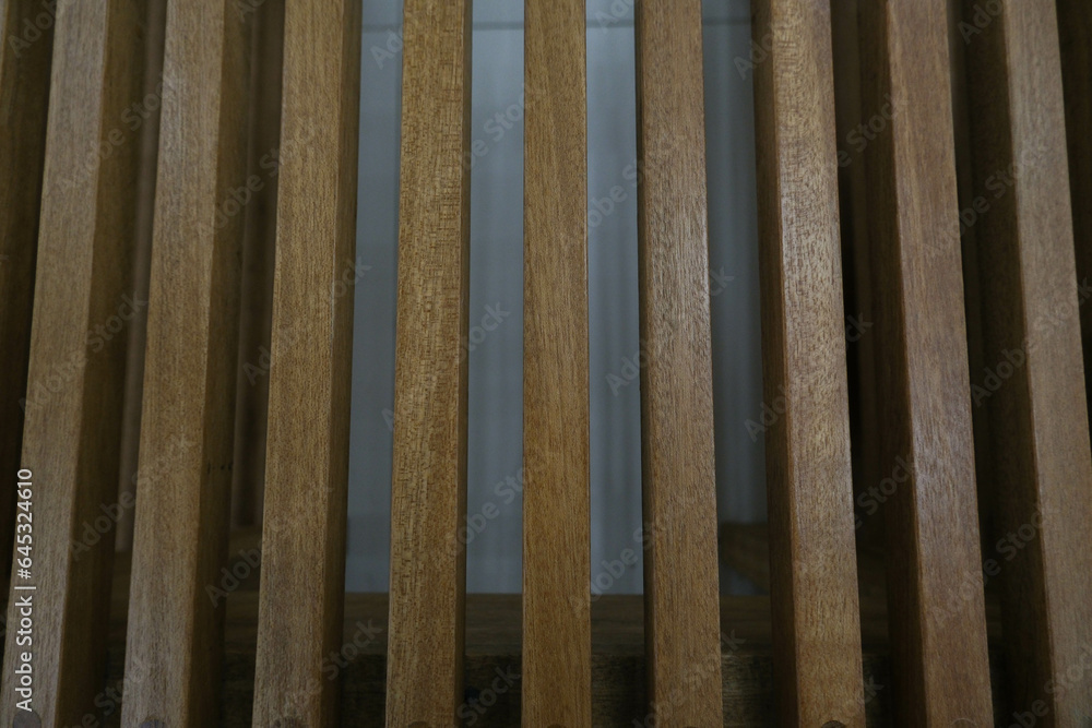 Wood side background. Close-up wood chair. Wood side background. Close-up wood chair.