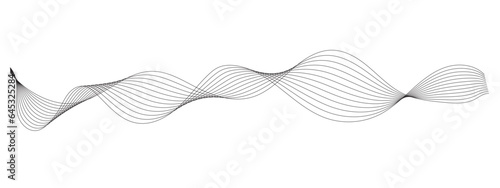 Abstract sound wave element grey lines background. Abstract music wave, radio signal, voice, frequency technology background.