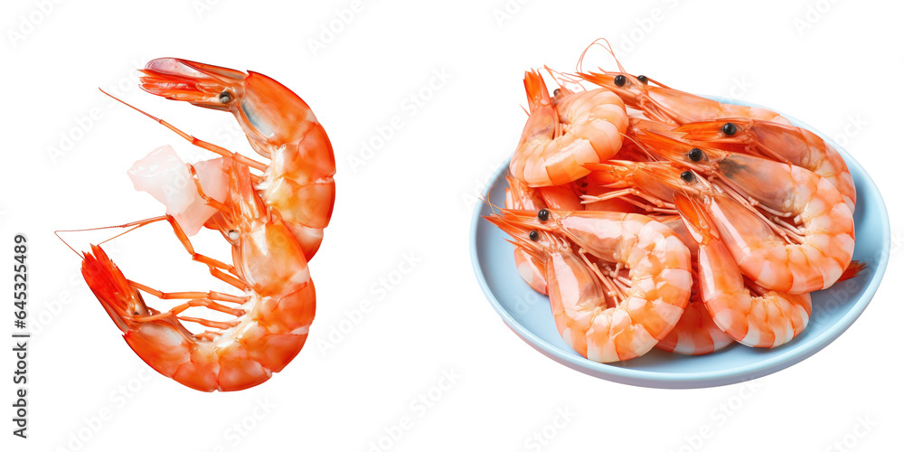 transparent background with fresh shrimp isolated transparent background with fresh shrimp isolated