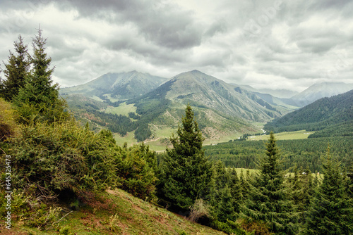 landscape with clouds