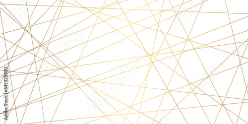 Luxury premium golden and black random chaotic wave lines abstract background. Vector, illustration 