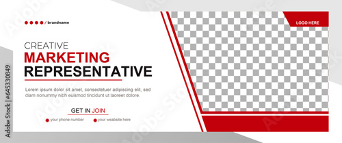 Social media cover vector templates fully editable, advertising design, web banner template FB Cover