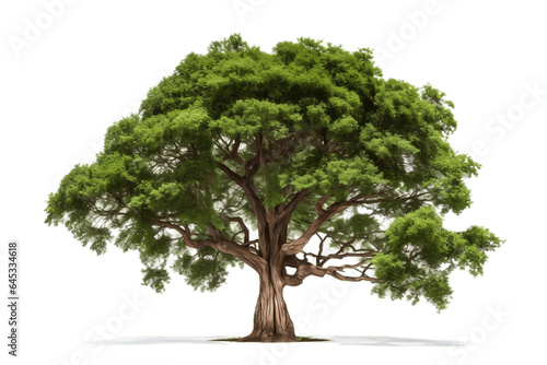 Cedar Elm Tree on Transparent Background. Generative A