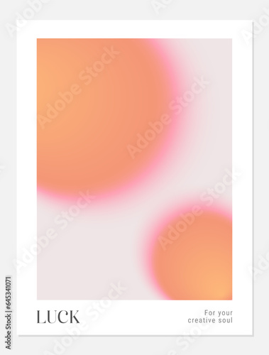 Aura Gradient y2k round poster. Futurism vector art set. Retrowave, synthwave, rave, steam wave background. Black, purple, pink, blue, yellow colors. Print, wallpaper, web template.