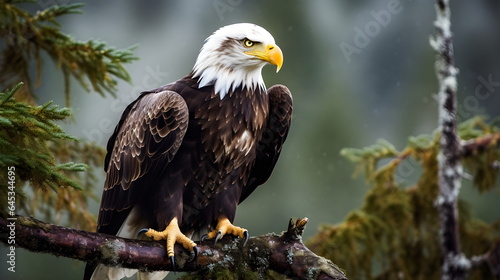 Bald Eagle Wild Animal - Generative AI